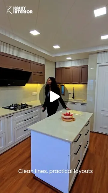 Modular kitchen by Kalky Interior Shillong, reel thumbnail from Instagram
