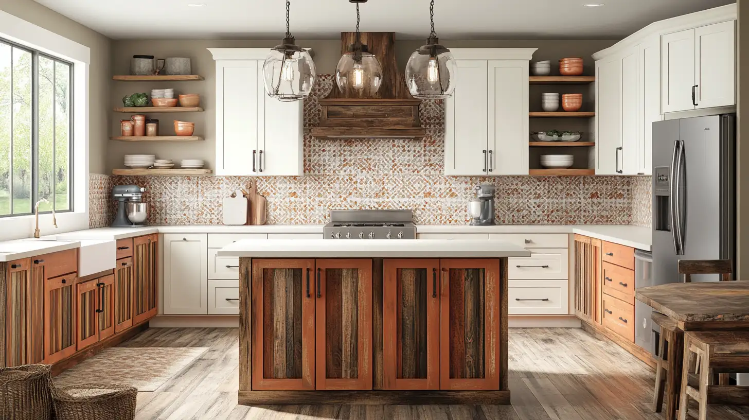 Island kitchen by Kalky Interior