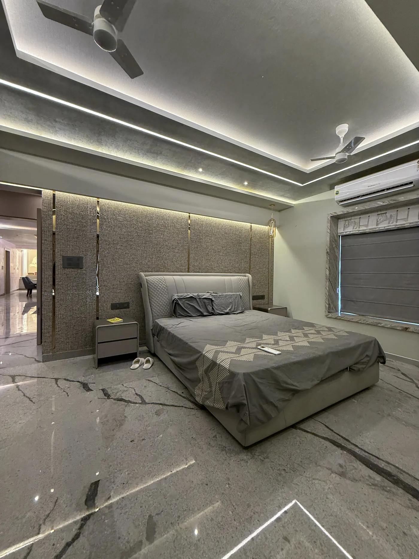 2BHK apartment bedroom interior, Bhubaneswar